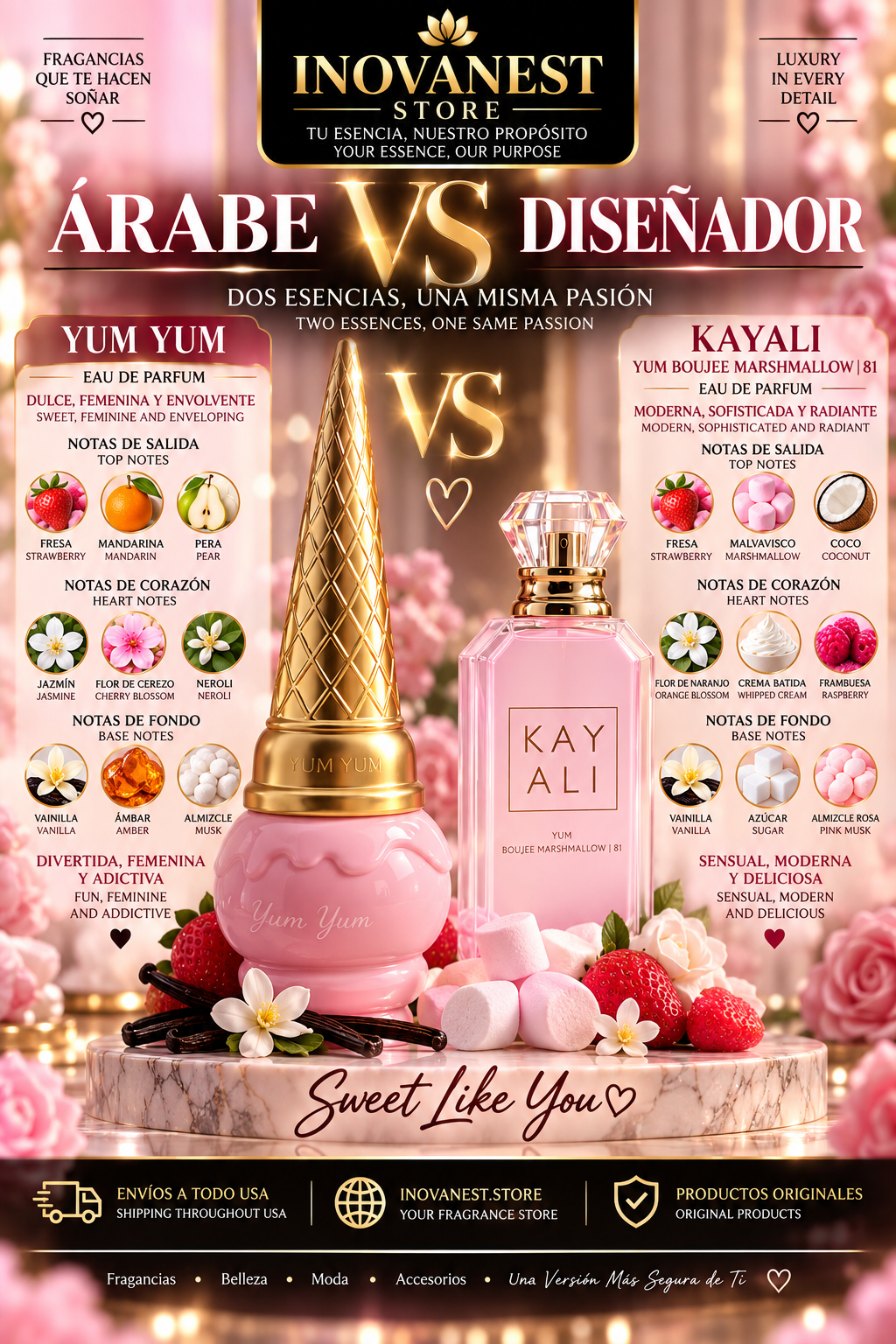 Yum Yum Eau de Parfum 💕🍦– Sweet Gourmand Fragrance