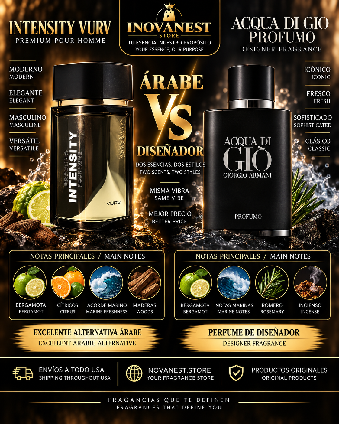 VURV PROFUMO INTENSITY POUR HOMME